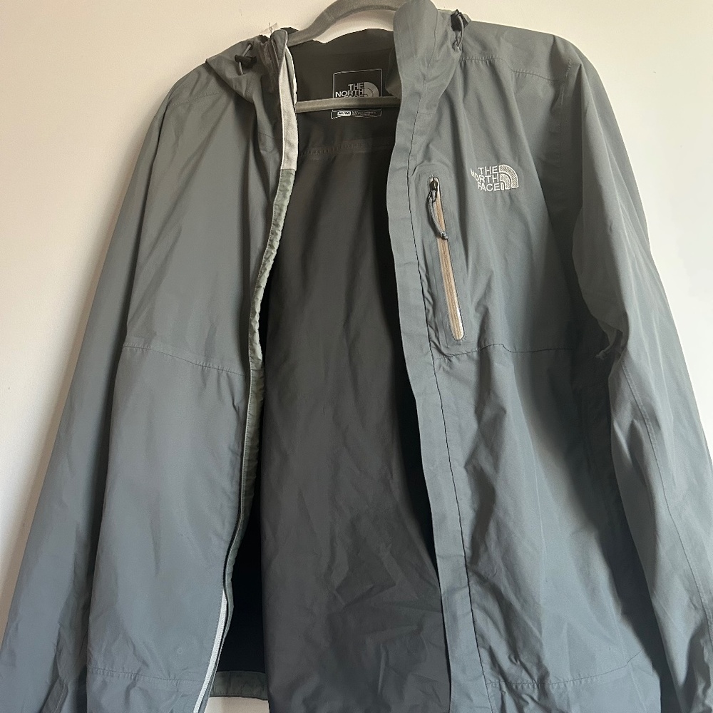 The North Face rain jacket